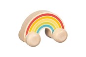 Zabawki dla niemowlat - Goki Wooden Vehicle Rainbow - 55845
