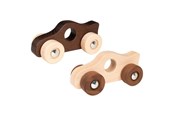 Zabawki drewniane - Goki Wooden Push Figure Race Car - 55891