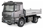 Zdalnie sterowane zabawki - Amewi Mercedes-Benz Arocs Hydraulic Dumper Lorry Basic 4x2 1:14 RTR Grey - 22615