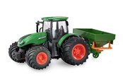 Zdalnie sterowane zabawki - Amewi RC Tractor with Fertaliser Spreader 1:24 RTR Green - 22639