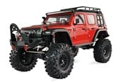 Zdalnie sterowane zabawki - Amewi AMXRock Crosstrail Crawler 4WD 1:10 ARTR Red-Metallic - 22652