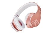 Słuchawki, zestaw słuchawkowy - PowerLocus Wireless Headphones P2 (rose gold) - pwl-p2-rosegoldlines