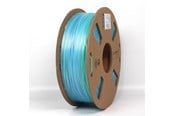 Filament - Drukarka 3D - Gembird Silk PLA filament - Niebieskozielony - 1.75mm ø - 1 kg - 3DP-PLA-SK-01-BG