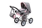Lalka, mis i akcesoria - Bayer Design Doll's Pram City Star Grey (13633AA) - 13633AA