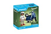 Figurki - Playmobil 1969 Vespa 150 Sprint Veloce Blue - 71622