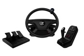 Akcesoria dla graczy - Aerosoft Truck + Bus Wheel System - Wired Wheel, gamepad and pedals set - PC - 16037