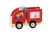 Zabawki drewniane - Goki Wooden Fire Truck - 55927