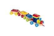 Zabawki dla niemowlat - Goki Wooden Train with Blocks - 55950