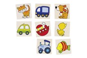 gry-planszowe-karciane-i-kosci - Goki My first Wooden Memo 16 pcs. - 56698