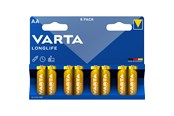 Bateria - VARTA Longlife 4106 battery - 8 x AA / LR6 - Alkaline - 04106101418