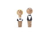 Przybory kuchenne - Kikkerland - Wine Stopper + Waiter (BA60) (Set of 2) - BA60