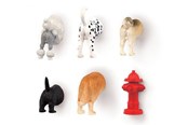 Dekoracje - Kikkerland - Dog Butt Magnets 6 Per Set - MG17