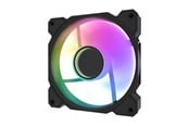Wentylator obudowy - Darkflash DR08 3-in-1 Cooling Fan (Black) - Wentylator obudowy - 120mm - Czarny ze światłem RGB - 30 dBA - DR08 3IN1 Black