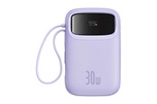 Powerbank - Baseus QPow 2 10000mAh 30W 2xUSB-C powerbank (purple) Powerbank - Fiolet - 10000 mAh - P10055008513-00