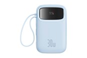 Powerbank - Baseus QPow 2 10000mAh 30W 2xUSB-C powerbank (blue) Powerbank - Niebieski - 10000 mAh - P10055008313-00