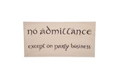 Drobiazgi - Weta Workshop - The Hobbit - No Admittance Sign - Plakat - 872801433