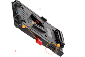 Bateria do aparatu & uchwyt do baterii - HEDBOX UNIX-FX9 V-Mount Adapter Power Plate - UNIX-FX9