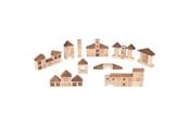 Zabawki dla niemowlat - Goki Wooden Building Blocks City 70 pieces. - 58565