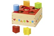 Zabawki dla niemowlat - Goki Wooden Sorting Box Basic - 58580