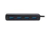 USB hub - IC INTRACOM Manhattan USB-C Dock/Hub USB hub - 4 - Czarny - 164924
