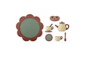Zabawki drewniane - Bloomingville Mini Bette Tea Play Set Brow - 82058447