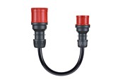 Ładowanie samochodów elektrycznych - go-e Gemini flex 22 kW to CEE red 16 A - CH-04-03