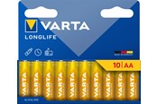 Bateria - VARTA 4106101761 Longlife AA - 10-pack - 4106101761
