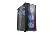 Obudowa komputerowa - Darkflash DK352 Plus computer case + 4 fans (black) - Obudowa komputerowa - Miditower - Czarny - DK352 Plus
