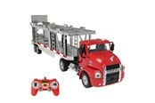 Zdalnie sterowane zabawki - Double Eagle Remote-controlled truck 1:26 (red) (Car Transporter) E583-003 - E583-003