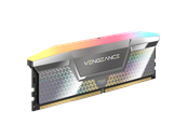 RAM - Corsair Vengeance RGB DDR5-8000 - 48GB - CUDIMM dla Intel - CL38 - Dual Channel (2 pcs) - Intel XMP - Srebrny z RGB - CMHC48GX5M2X8000C38