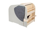 Pokój dzieciecy - Small Foot Wooden Toy Box Elephant on Wheels with Seat - 12423