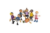 Figurki - Small Foot Wooden Flexible Doll Family with Baby 8 pcs. - 12426