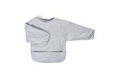 Akcesoria dla niemowląt - Filibabba Bib w. sleeves - Pearl Blue - FI-03343