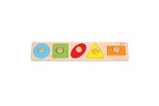 Zabawki dla niemowląt - Classic World Wooden Stud Puzzle Shapes 5 pcs. - 3644