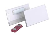 Konferencja i prezentacja - DURABLE Identyfikator 40x75 mm z magnesem - 811619