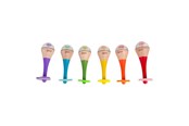 Zabawki drewniane - Classic World Wooden Rainbow Maracas - 40527