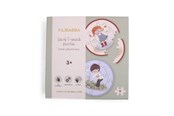Akcesoria dla niemowląt - Filibabba Set of 5 round puzzles - Small adventurers - FI-03321