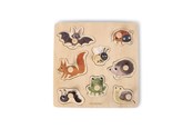 Akcesoria dla niemowlat - Filibabba Wooden silhouette puzzle - Forest friends - FI-03370