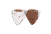 Akcesoria dla niemowląt - Filibabba Bandana bib 2-pack - Carrot Thief - FI-02819