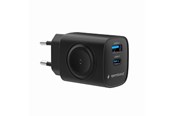 Telefon - Adapter i Ładowarka - Gembird 2-in-1 20W Apple Watch + phone fast charger - Black - TA-UC-PDQCW20-01-BK