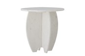 Dekoracje - Bloomingville Sendai Side table White Marble - 82064396