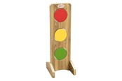 Zabawki dla niemowląt - Classic World Wooden Traffic Light - 70280