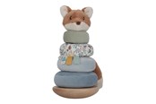Zabawki dla niemowlat - Little Dutch Rocking Ring Stacker - Forest Friends - LD8922