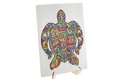 Puzzle - Creative Craft Group Wooden Jigsaw Puzzle Turtle 130 pcs. Podłoga - 400085