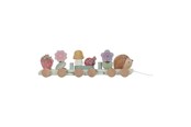 Zabawki drewniane - Little Dutch Stacking Train Hedgehog - Fairy Garden - LD7335