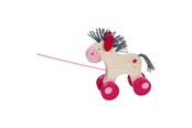 Zabawki dla niemowlat - Goki Wooden Pull Animal Horse Lillie - 54867