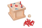 Zabawki - Goki Wooden Tricky 6 Pegs Game - 56799