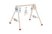 Zabawki dla niemowlat - Goki Wooden Baby Gym Cars - 65200