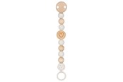 Akcesoria dla niemowląt - Goki Wooden Pacifier Chain Heart - 65211