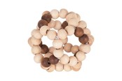 Zabawki dla niemowlat - Goki Wooden Gripping Ring Ball - 65325